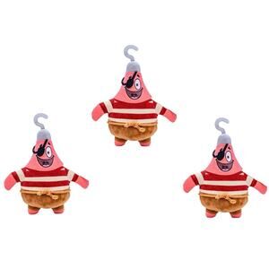 SpongeBob Movie Search for SquarePants Glow Pals 8" Patrick Plush New Lot of 3